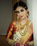 Felicitous Orange Soft Banarasi Silk Saree With Enchanting Blouse Piece
